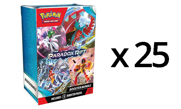 Pokemon SV4 Paradox Rift Booster Bundle CASE 25ct